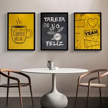Trio Quadros Decorativos Café Cozinha Foto mini 1