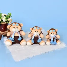 Trio Urso Aviador Clássico 3 Peças Para Nichos Foto  mini 1
