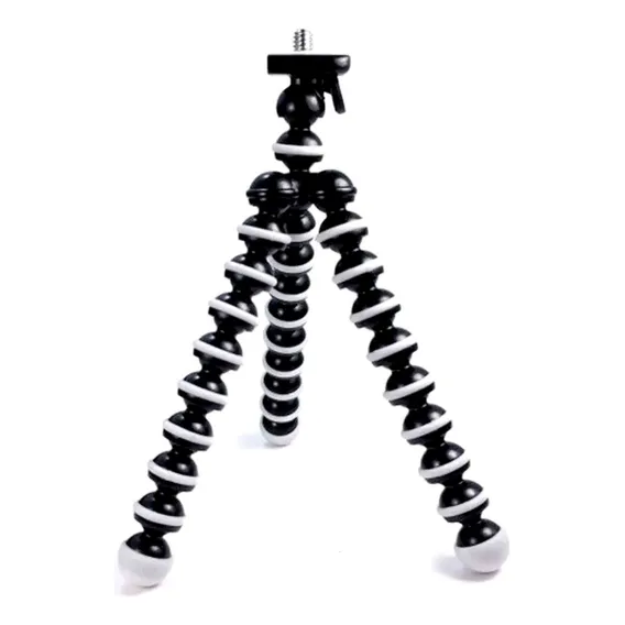 Tripé Articulável Octopus Com Adaptador De Gopro E Similares Foto 1