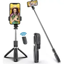 Tripé bastão pau selfie celular controle via bluetooth Foto mini 1
