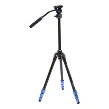 Tripé de vídeo Benro Travel Slim TSL08as2csh com cabeça fluida Foto  mini 1