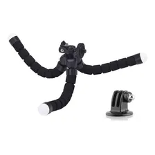 Tripé Flexível Articulado Octopus TriPod Gopro Hero Sjcam Cor Preto Foto mini  2