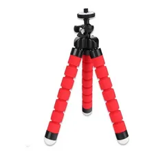 Tripé Flexível Articulado Octopus TriPod Gopro Hero Sjcam Cor Vermelho Foto mini 4