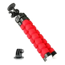 Tripé Flexível Articulado Octopus TriPod Gopro Hero Sjcam Cor Vermelho Foto mini 2