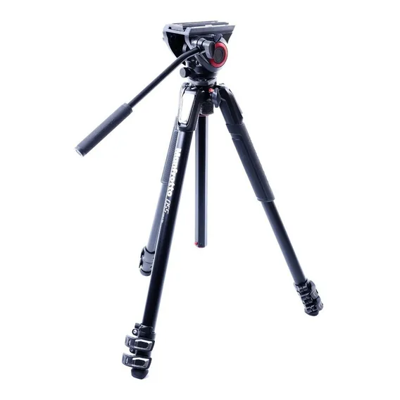 Tripé Manfrotto Mt055xpro3 Cabeça Hidráulica Mvh500ah Vídeo Foto 1