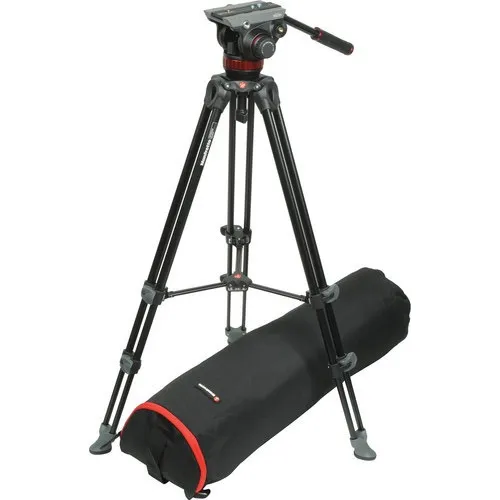 Tripé Manfrotto Mvk502am Com Cabeça Hidráulica Mvh502a Foto 1
