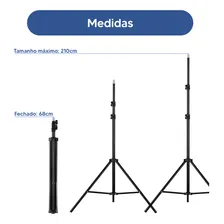 Tripé Pedestal 2 Metros Foto mini 2