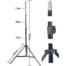 Tripé Profissional 2,10m - Suporta 6kg Foto mini 3