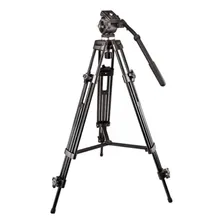 Tripé Profissional Weifeng Wf-717 Cabeça Hidráulica Até 6kg Foto  mini 1