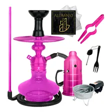Triton Hookah Zip - Kit Narguile, Narguiles Rosa C/ Preto Foto mini 4
