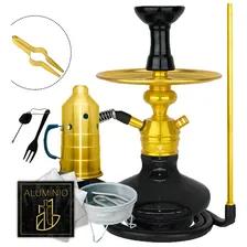 Triton Hookah Zip - Kit Narguile, Narguiles Rosa C/ Preto Foto mini  3