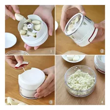 Triturador Manual Alimentos Mini Processador- Alho Legumes Foto mini  3