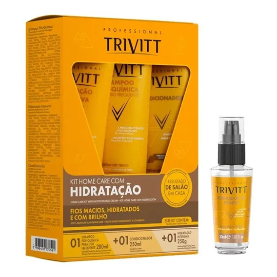 Trivitt Kit Home Care C/ Máscar + Reparador Foto 1