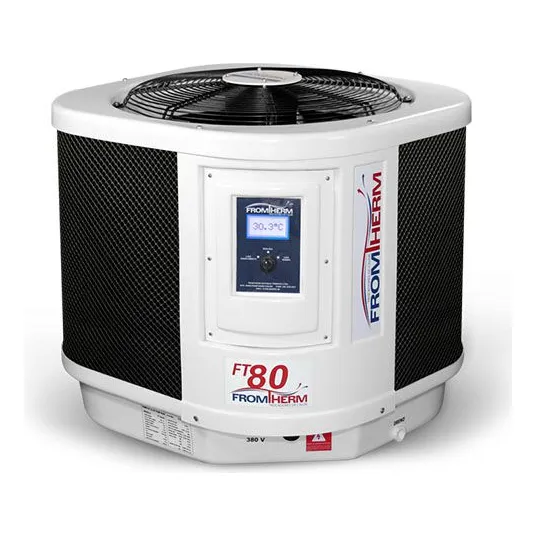 Trocador Calor Aquecedor Piscina Fromtherm Ft80 Touch Mono Foto 1
