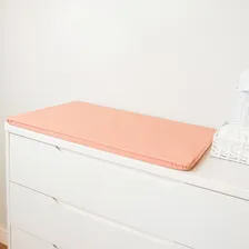 Trocador Comoda Fraldas Slim Impermeável Dobrável Para Bebês Cor Rose Foto mini  2
