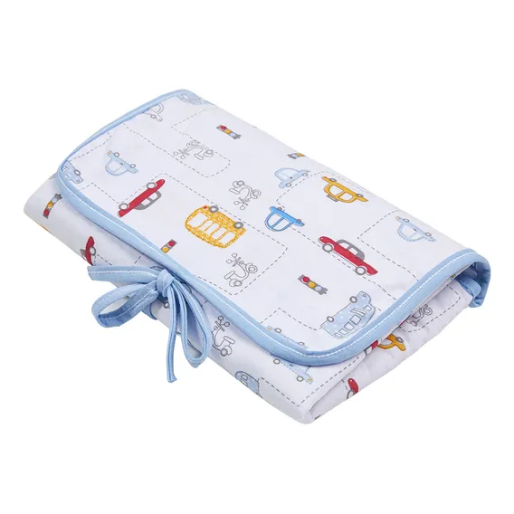 Trocador Portatil Bebe Acolchoado Com Porta Fraldas Bolsa Foto 1