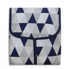 Trocador Portátil Com Bolsos Losango Marinho Foto  mini 1