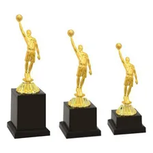 Trofeu Basquete Kit Com 3 Trofeus 31cm 28cm 26cm Foto mini 1
