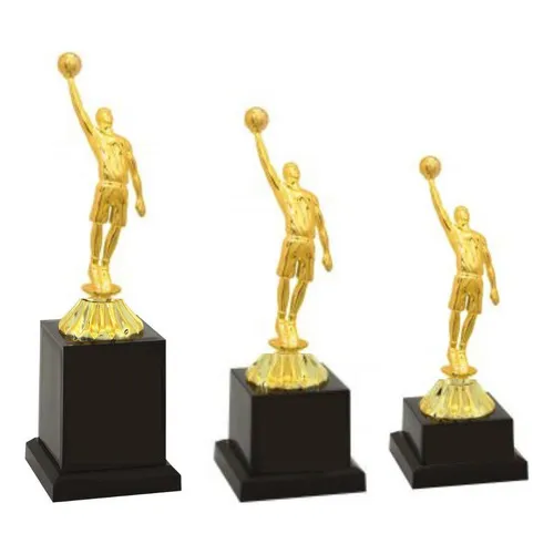 Trofeu Basquete Kit Com 3 Trofeus 31cm 28cm 26cm Foto 1