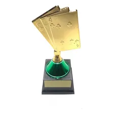 Troféu + Medalhas Para Torneio / Campeonato De Truco Foto mini 2