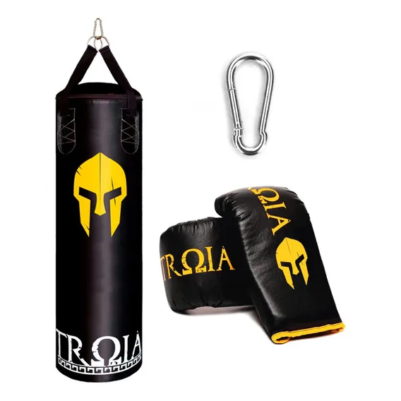 Troia Sport Saco de pancada 120 cm st12 luva bs cor preto Foto 1
