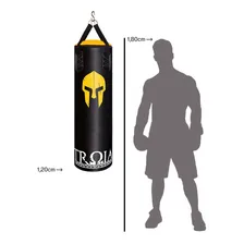 Troia Sport Saco de pancada 120 cm st12 luva bs cor preto Foto mini 2