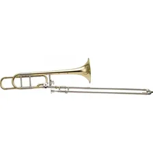 Trombone De Vara Tenor Bb/f Hsl-801l Laqueado Harmonics Foto  mini 1