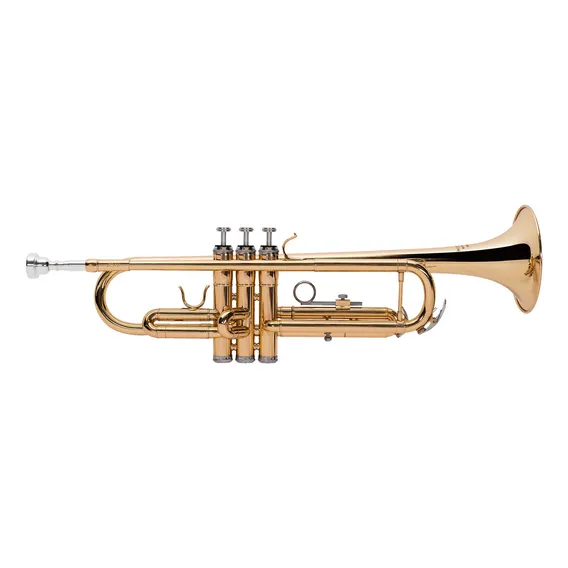 Trompete Michael Wtrm30n Laqueado Bb Sibemol Com Cor Dourado Foto 1