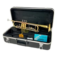 Trompete Sib Profissional Corpo Laqueado Rosebrass Sebastian Foto mini 1