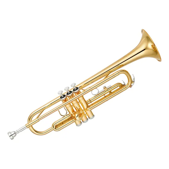 Trompete Yamaha Ytr 2330 Cn Laqueado Dourado Com Case Foto 1