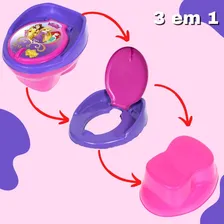 Troninho Infantil Disney Princesas Styll Baby Rosa/Roxo Foto mini 2