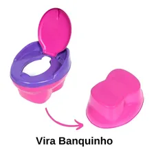 Troninho Infantil Disney Princesas Styll Baby Rosa/Roxo Foto mini 4
