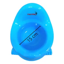 Troninho Infantil Penico Azul Importway Com Tampa Desfralde Foto mini 4