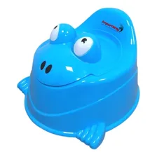 Troninho Infantil Penico Azul Importway Com Tampa Desfralde Foto  mini 1
