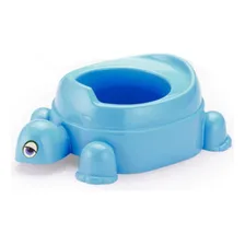 Troninho Infantil Piniquinho Penico Menina Menino Pinico Cor Azul-celeste Tartaruga Foto mini  2