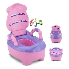 Troninho Penico Infantil Musical Fazendinha Rosa Prime Baby Foto mini 4