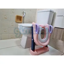 Troninho Redutor Assento Vaso Sanitário Infantil Com Escada Assento Redutor Infantil Com Escada Para Vaso Sanitário Gimboo Pinico Infantil, Mictório, Penico, Almofadado, Desfralde, Antiderrapante Foto mini 3
