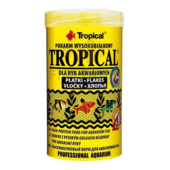 Tropical 20g Flakes Ração Basica P/ Peixes Da Tropical Foto 1