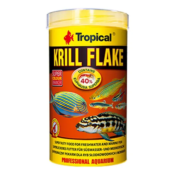 Tropical Krill Flakes 20g Peixes Carnívoros Onívoros full Foto 1