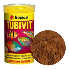 Tropical Tubivit pote 20g flocos com tubifex e larvas de mosquito Foto mini  2