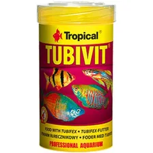 Tropical Tubivit pote 20g flocos com tubifex e larvas de mosquito Foto  mini 1