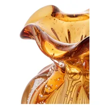 Trouxinha Murano Cristal Vaso Difusor Cor Ambar Liso Foto mini 4