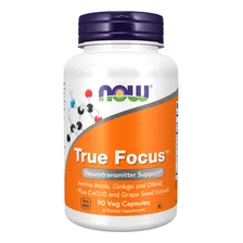 True Focus 90 Cápsulas Now Foods Sabor Sem Sabor Foto mini 1