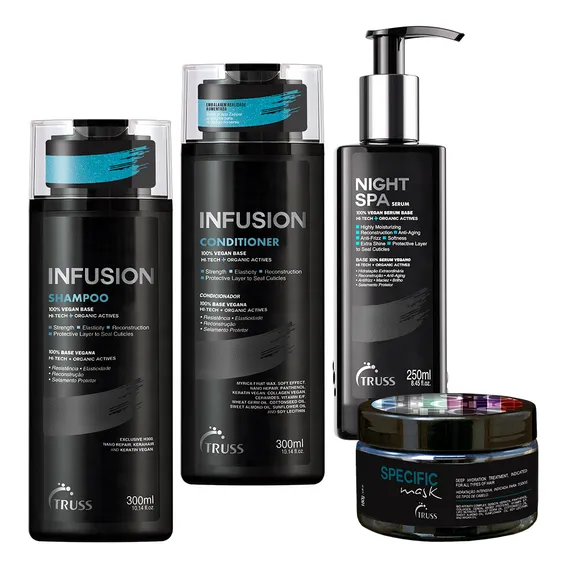 Truss Infusion Sh + Cond + Night Spa Serum + Specific Mask Foto 1