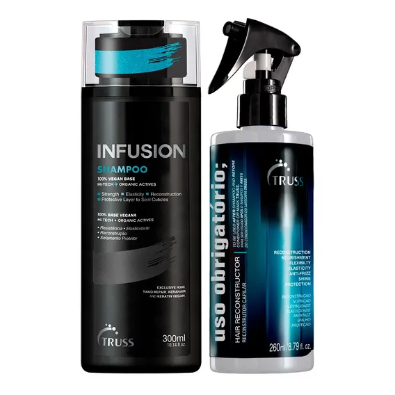 Truss Infusion Shampoo 300ml + Truss Uso Reconstrutor 260ml Foto 1