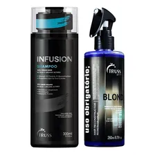 Truss Infusion Shampoo 300ml + Uso Reconstrutor Blond 260ml Foto mini 1