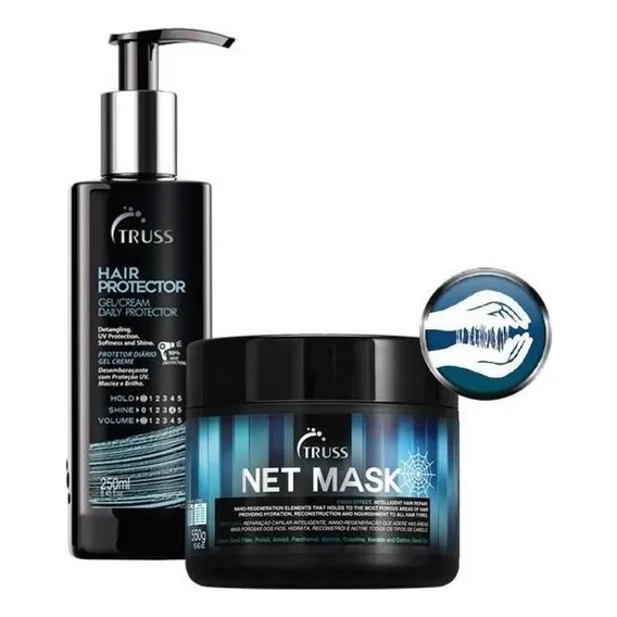 Truss Kit Hair Protector + Máscara Net Mask Foto 1
