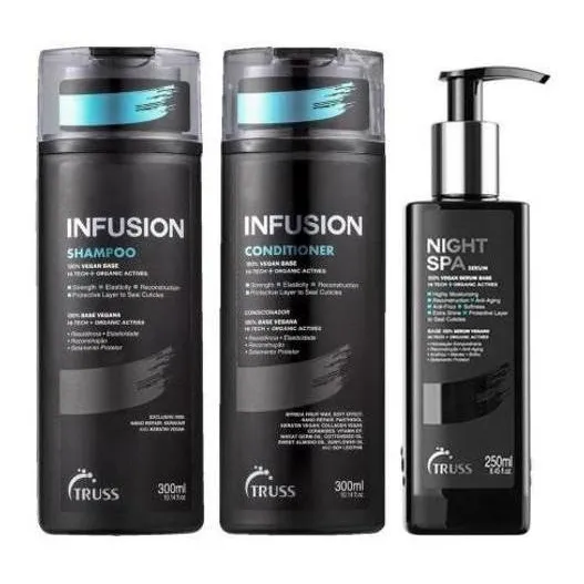 Truss - Kit Infusion Shampoo + Condicionador + Night Spa Foto 1