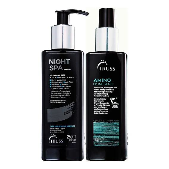 Truss Kit Tratamento Night Spa 250ml E Amino 225ml Foto 1