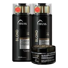 Truss Shampoo Blond+ Condicionador Blond+ Mascara Blond Foto mini 4